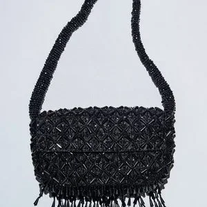 バッグ 2000s archive fringe shoulder bag zara Zara | Bags | Zara Beaded Fringe Shoulder Bag | Poshmark
